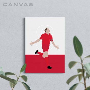 Steven Gerrard Liverpool Football Canvas Poster Print Wall Art Decor