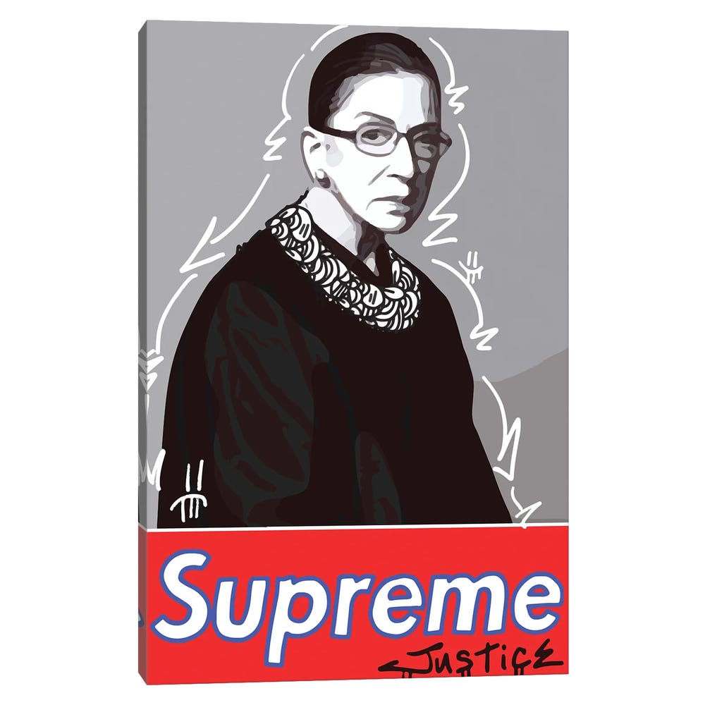 Supreme-Justice-Black-Framed-Canvas-Stretched-Wrapped-Canvas-Print-Wall-Art-Decor-1 Stretched Wrapped Canvas Print