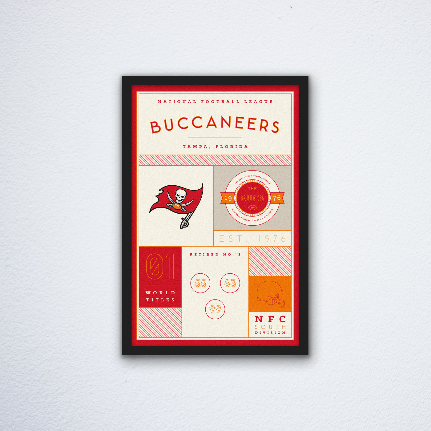 Tampa-Bay-Buccaneers-Stats-Canvas-Poster-Print-Wall-Art-Decor Tampa Bay Buccaneers Stats Canvas Poster Print - Wall Art Decor