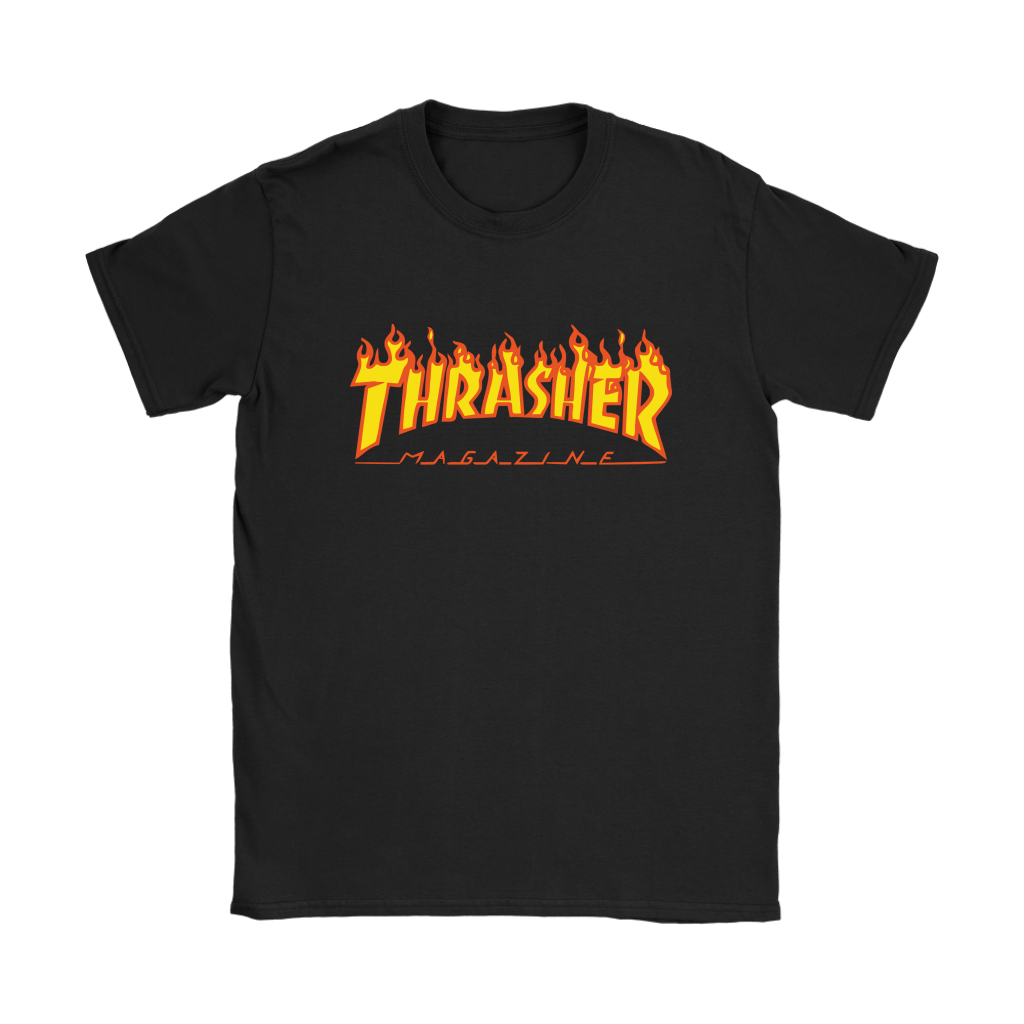 Thrasher-Flame-Logo-Unisex-T-Shirt-Kid-Tshirt-LTS163 Thrasher Flame Logo Unisex T-Shirt Kid Tshirt LTS163