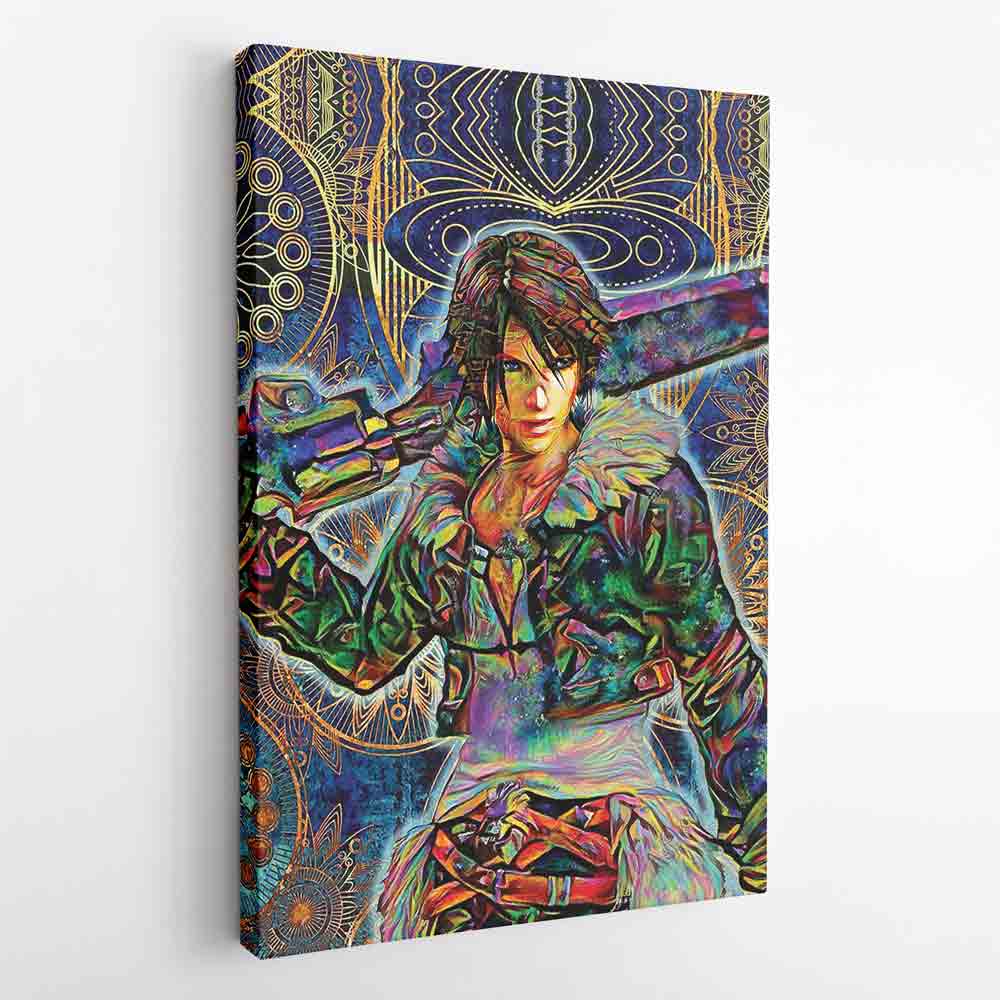 Trippy-Squall-Final-Fantasy-8-Canvas-Poster-Print-Wall-Art-Decor-1