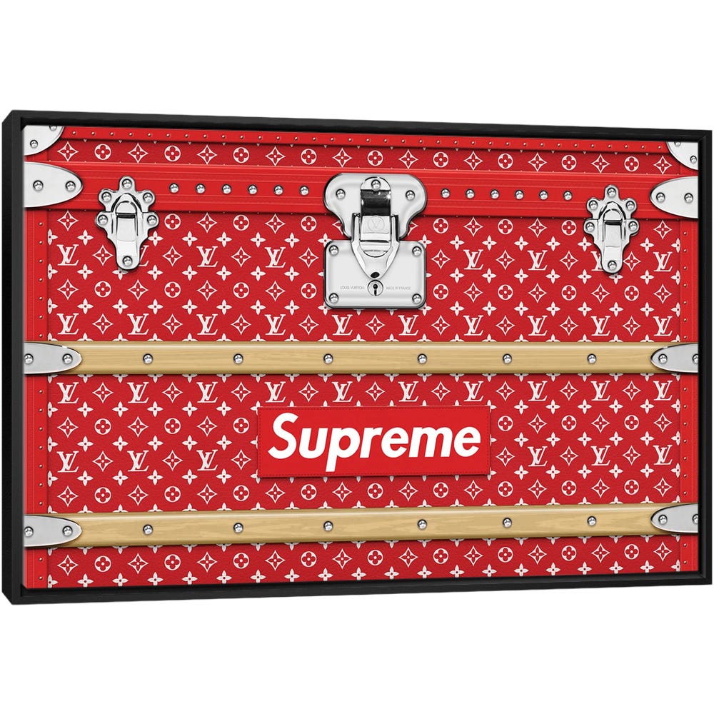 Trunk-Supreme-Black-Framed-Canvas-Stretched-Wrapped-Canvas-Print-Wall-Art-Decor Trunk Supreme - Black Framed Canvas