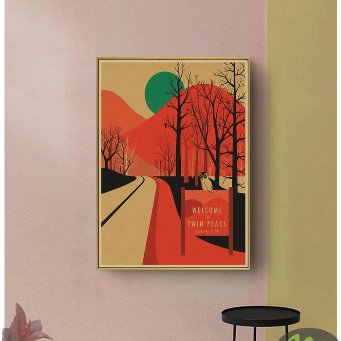 Twin-Peaks-Vintage-Tv-Series-Movie-Poster-Print-Canvas-Wall-Art-Decor-1