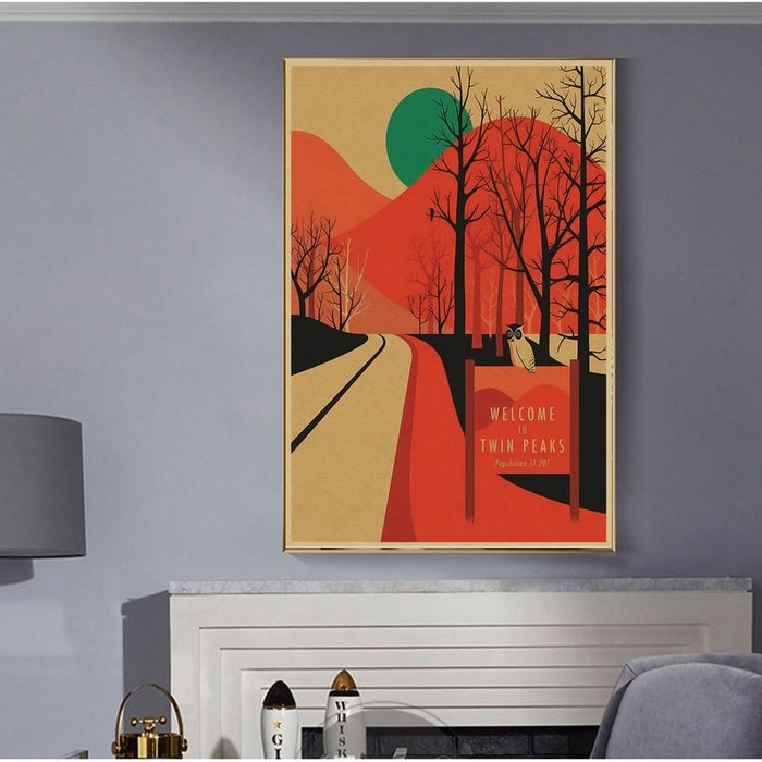 Twin-Peaks-Vintage-Tv-Series-Movie-Poster-Print-Canvas-Wall-Art-Decor-2