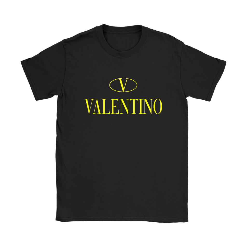 Valentino-Logo-Gold-Unisex-T-Shirt-Kid-Tshirt-LTS158 Valentino Logo Gold Unisex T-Shirt Kid Tshirt LTS158