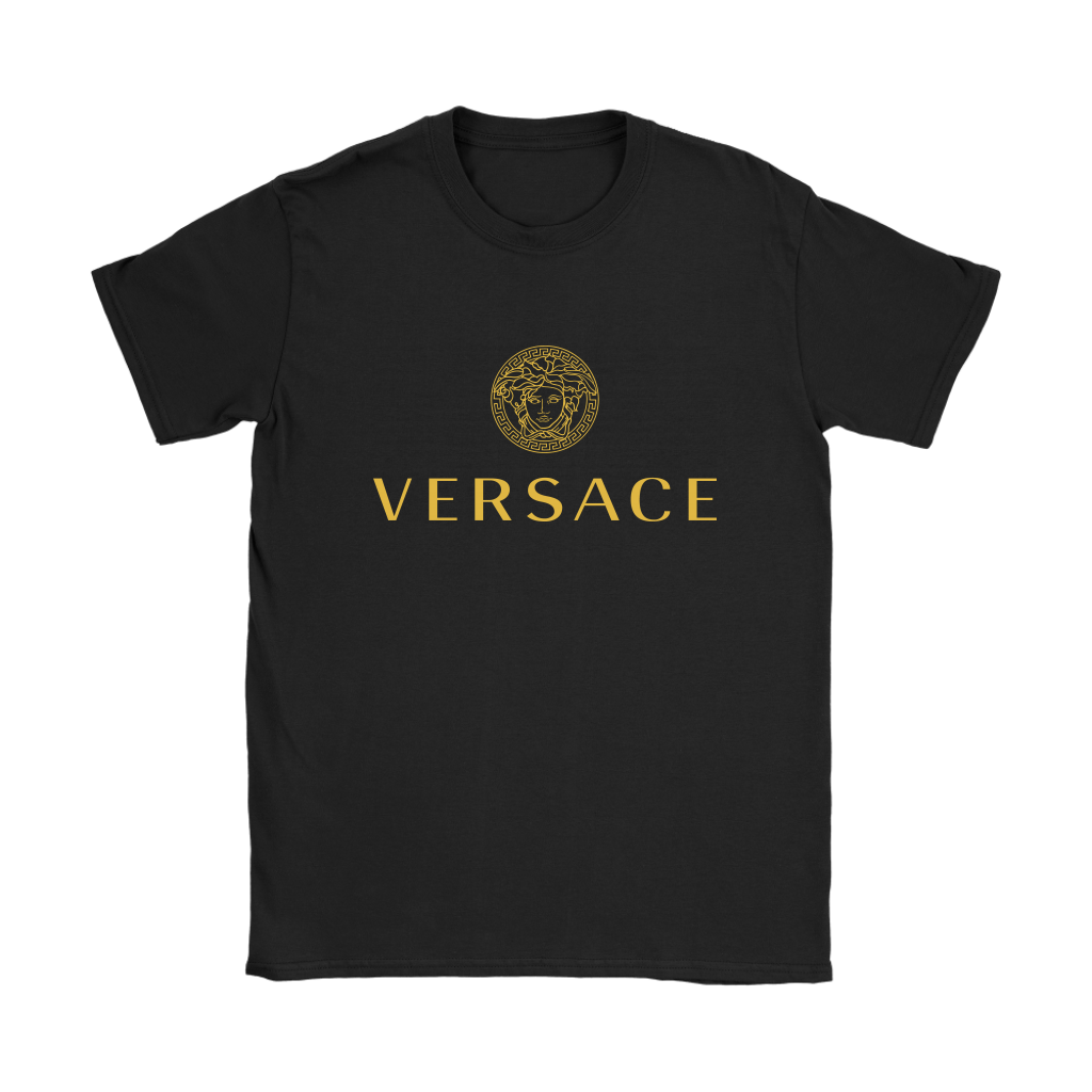 Versace-Gold-Logo-Unisex-T-Shirt-Kid-Tshirt-LTS153 Versace Gold Logo Unisex T-Shirt Kid Tshirt LTS153