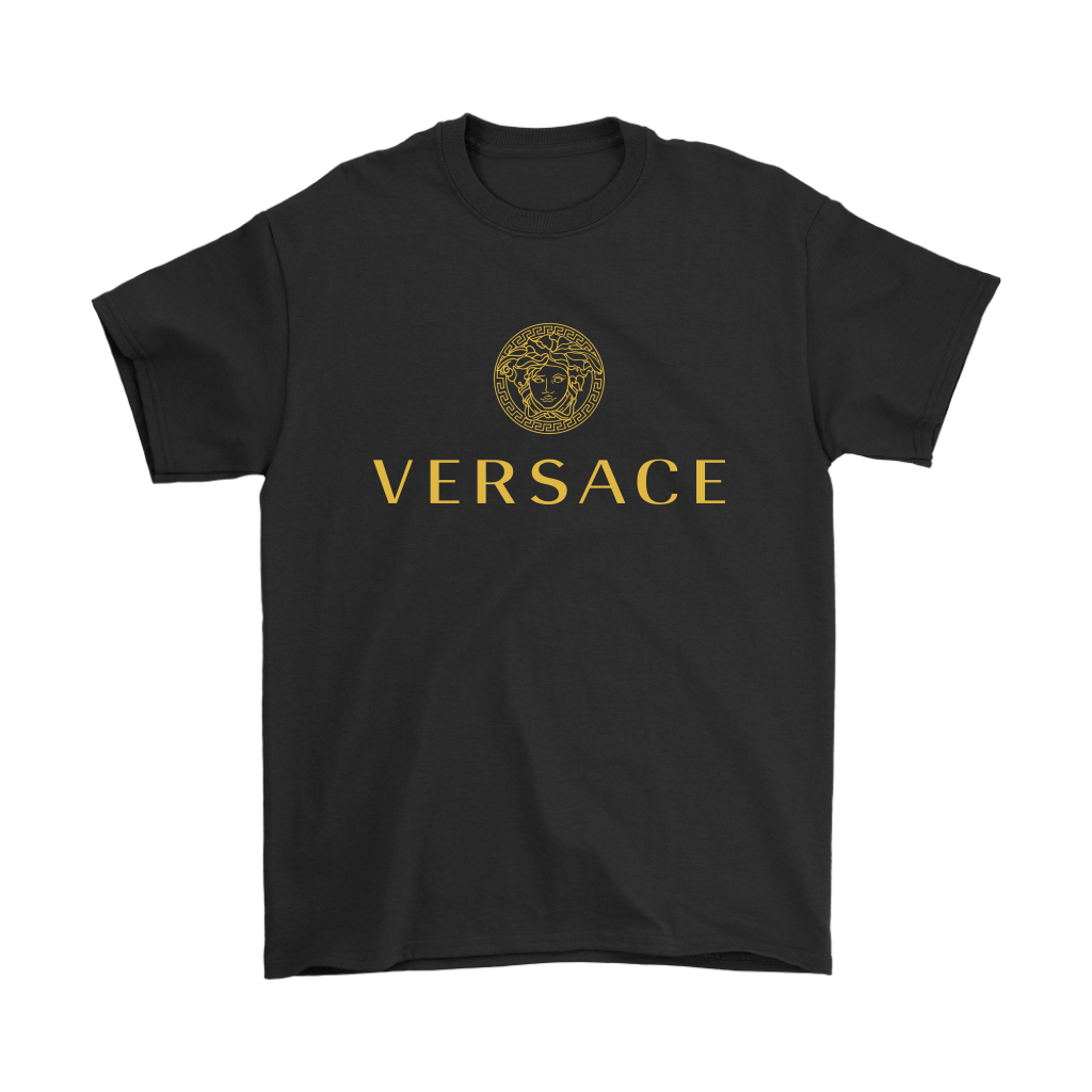 Versace-Gold-Logo-Unisex-T-Shirt-Kid-Tshirt-LTS297 Versace Gold Logo Unisex T-Shirt Kid Tshirt LTS297
