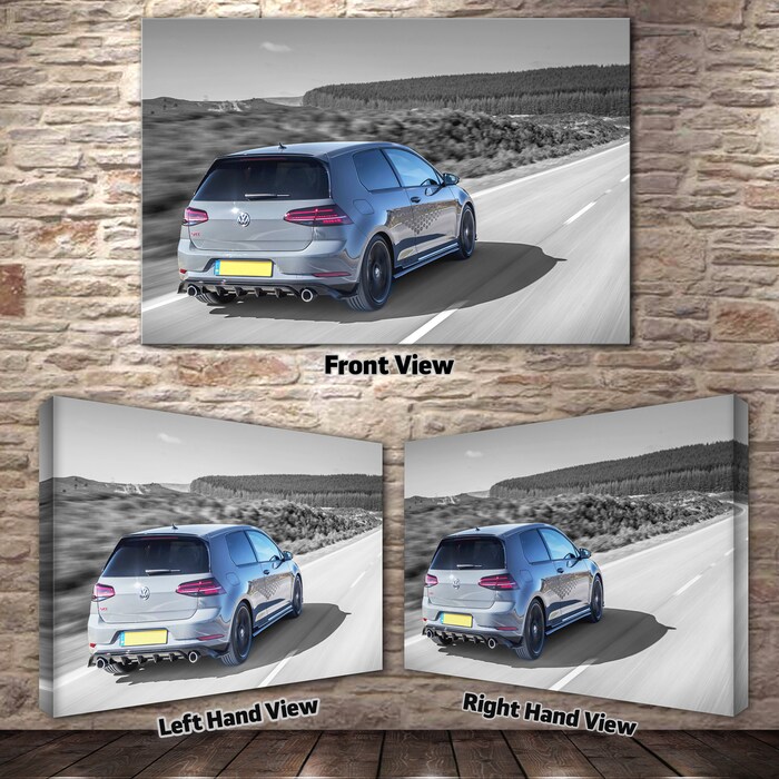 Volkswagen-Vw-Golf-Gti-Tcr-Canvas-Print-Box-Framed-Stretched-Canvas-Wall-Art-Or-Fine-Art-Poster-1