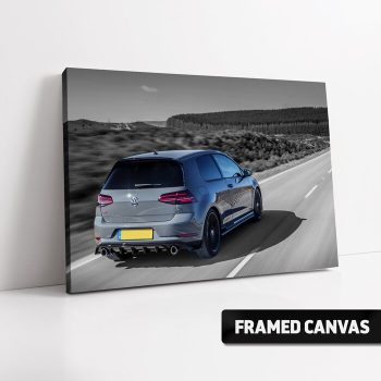 Volkswagen Vw Golf Gti Tcr Canvas Print Box Framed Stretched Canvas Wall Art Or Fine Art Poster