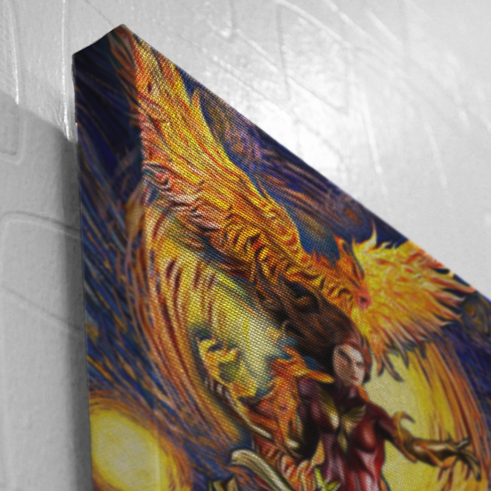 Xmen-Dark-Phoenix-Starry-Night-Canvas-Poster-Print-Wall-Art-Decor-2