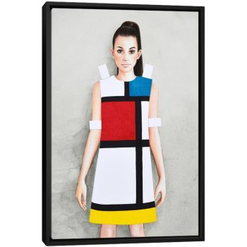 YSL 1965 - Black Framed Canvas