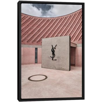 YSL - Black Framed Canvas