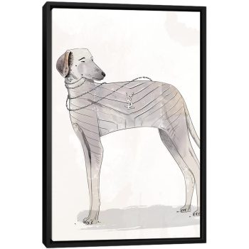 YSL - Black Framed Canvas