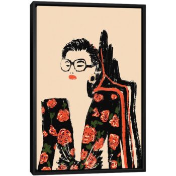 Ysl Ss2022 - Black Framed Canvas