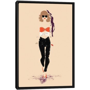 Ysl Summer 22 - Black Framed Canvas