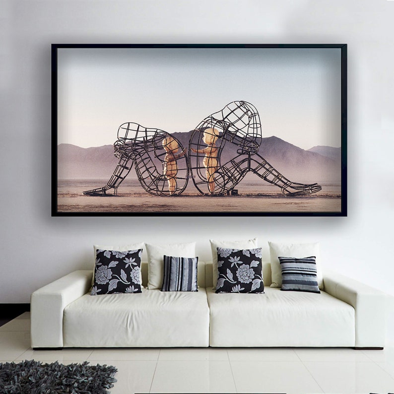 Alexander-Milov-Canvas-Two-People-Turning-Their-Backs-On-Each-Other-Wall-Art-Alexander-Milov-Poster-Burning-Man-Wall-Art-Statue-Canvas Alexander Milov Canvas Two People Turning Their Backs On Each Other Wall Art Alexander Milov Poster Burning Man Wall Art Statue Canvas