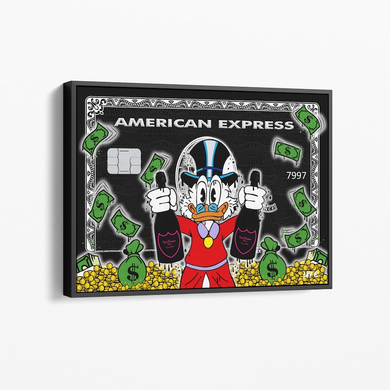 American-Express-Canvas-Scrooge-Mcduck-Alec-Monopoly-Inspired-Pop-Art-Goals-Dom-Dreams-1