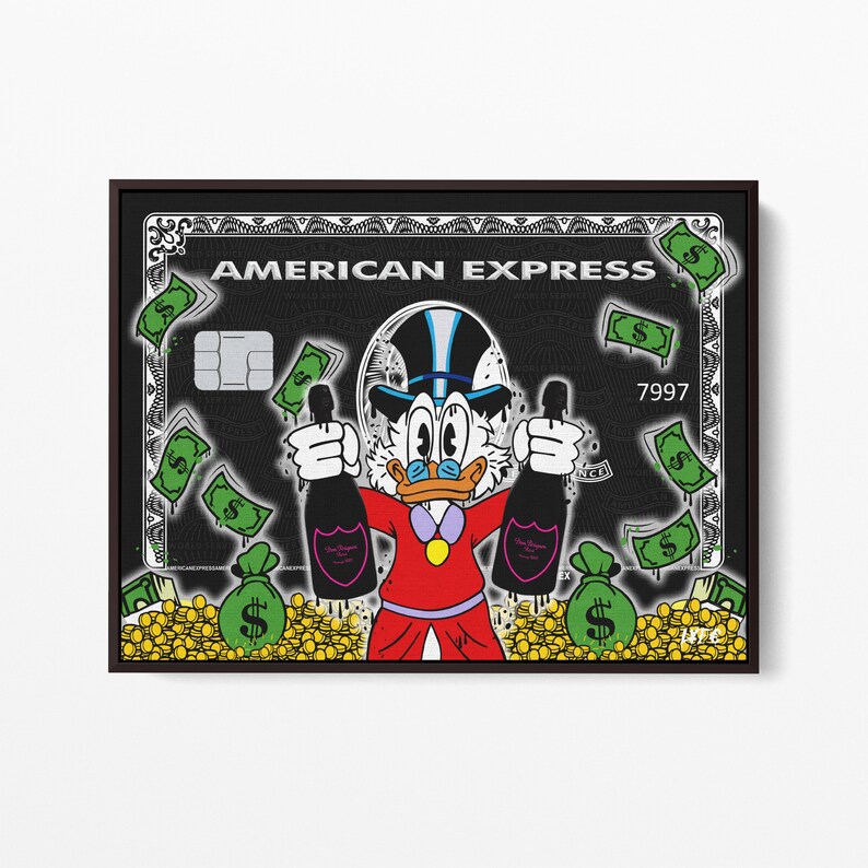 American-Express-Canvas-Scrooge-Mcduck-Alec-Monopoly-Inspired-Pop-Art-Goals-Dom-Dreams-2