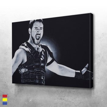 Are You Not Entertained? the Bravery and Artistry of Roman Gladiators Canvas Poster Print Wall Art Decor