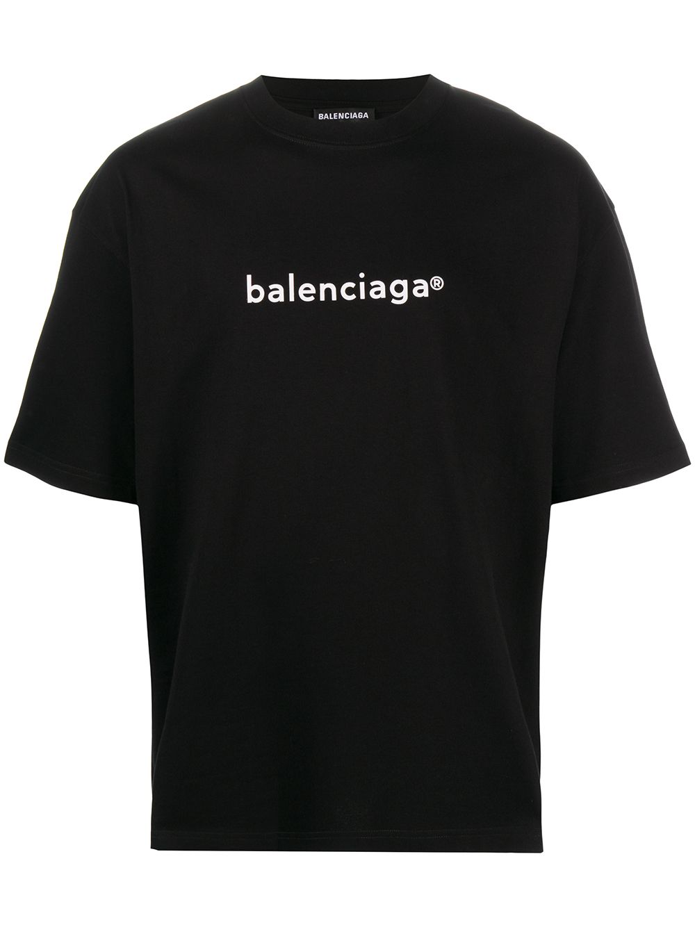 Balenciaga-Black-Bb-Pixel-Cotton-Tee-Unisex-T-Shirt-FTS474 Balenciaga Black Bb Pixel Cotton Tee Unisex T-Shirt FTS474
