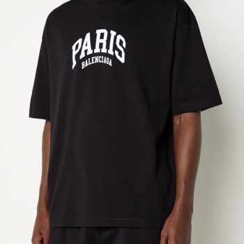 Balenciaga Cotton Logo Tee Unisex T-Shirt FTS473