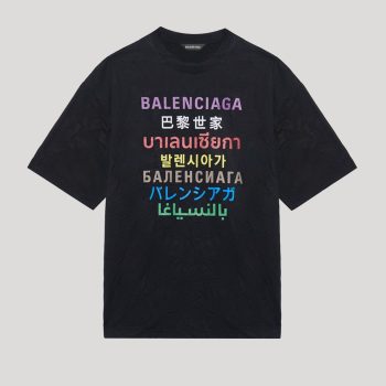 Balenciaga Languages Medium Fit Tee Tee Unisex T-Shirt FTS478