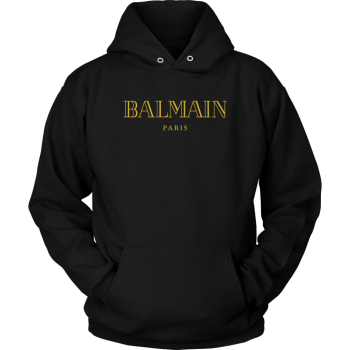 Balmain Gold Logo Unisex Hoodie