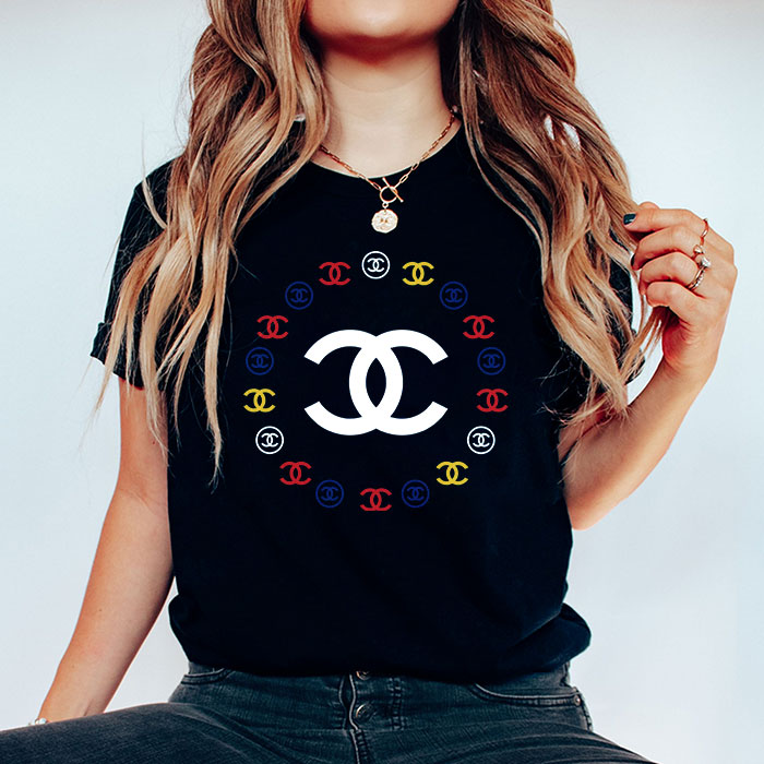 Chanel-Circle-Luxury-Logo-Unisex-T-Shirt-TTB2620-1