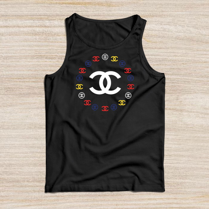 Chanel-Circle-Luxury-Logo-Unisex-Tank-Top-TTTB2620 Chanel Circle Luxury Logo Unisex Tank Top TTTB2620
