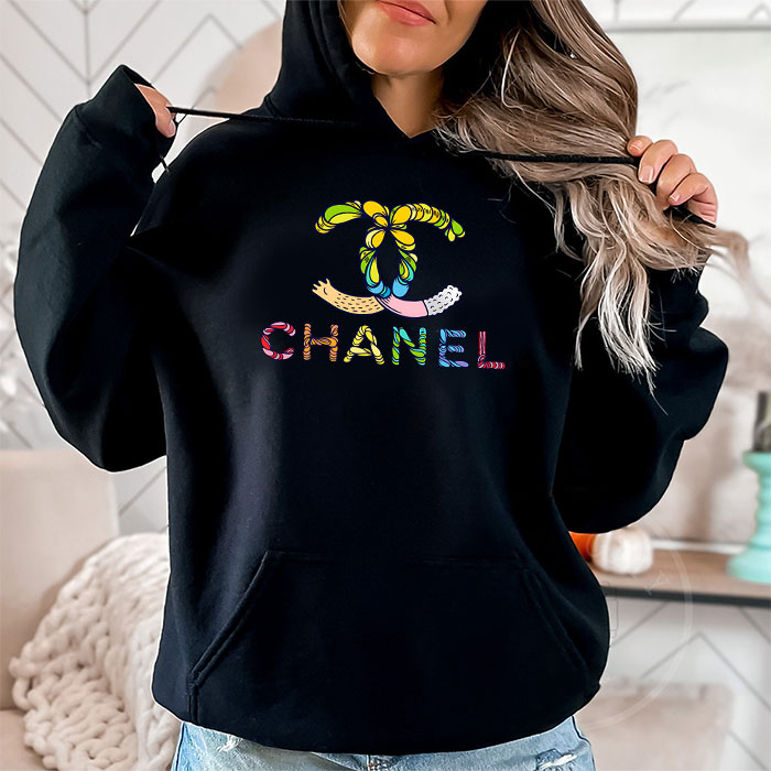 Chanel-Colorful-Logo-Unisex-Pullover-Hoodie-HTB2618-2
