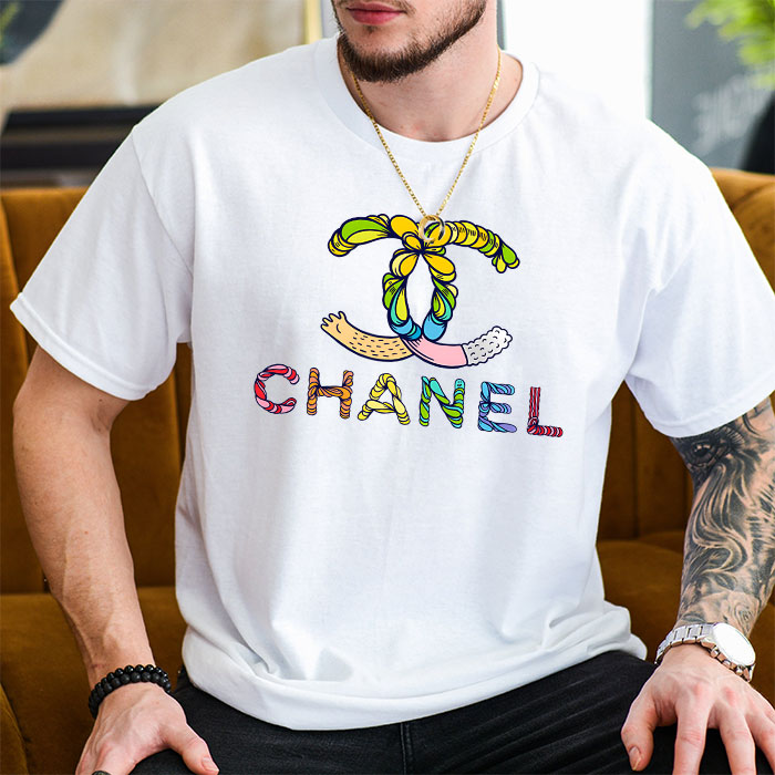 Chanel-Colorful-Logo-Unisex-T-Shirt-TTB2618-3