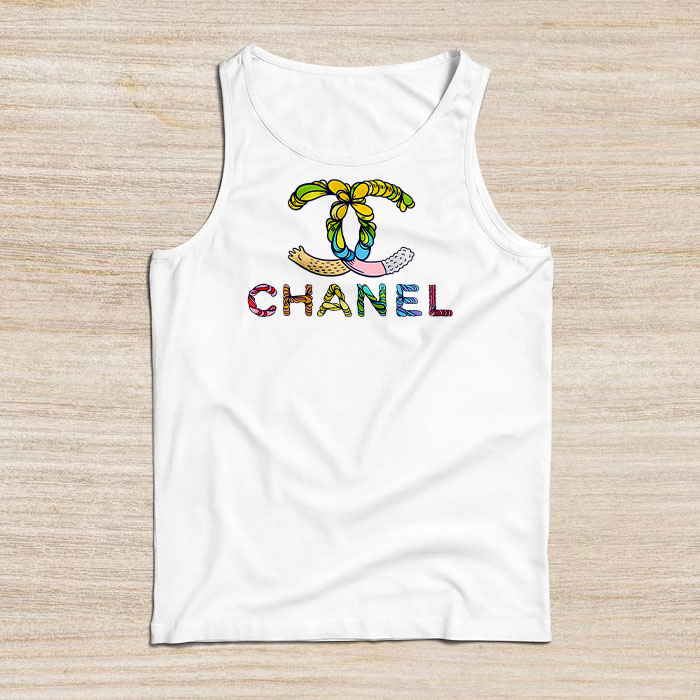 Chanel-Colorful-Logo-Unisex-Tank-Top-TTTB2618 Chanel Colorful Logo Unisex Tank Top TTTB2618