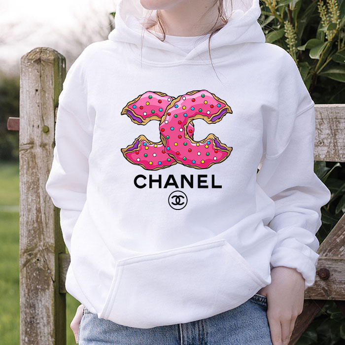 Chanel-Doughnut-Logo-Unisex-Pullover-Hoodie-HTB2109-1