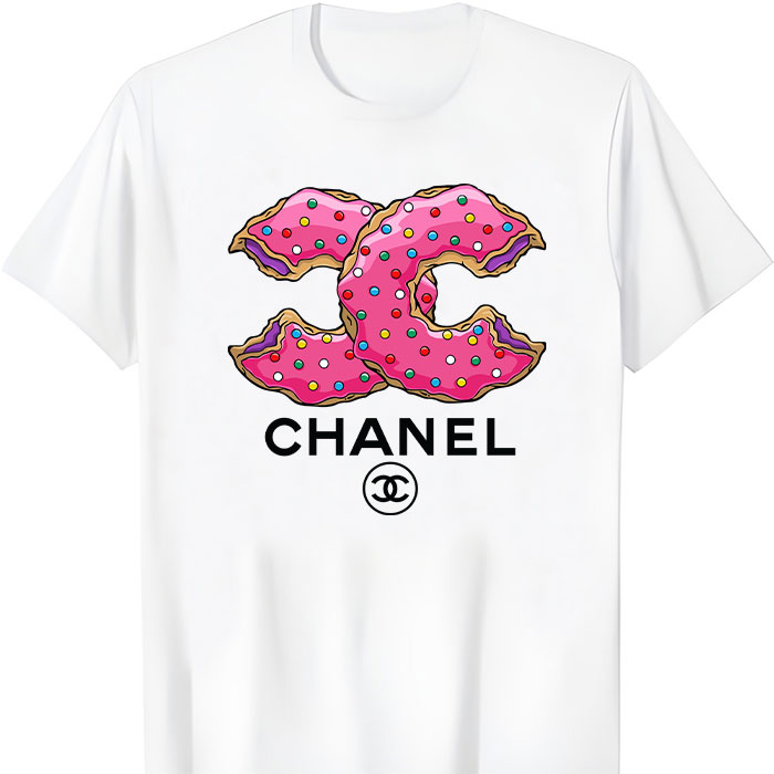 Chanel-Doughnut-Logo-Unisex-T-Shirt-TTB2919 Chanel Doughnut Logo Unisex T-Shirt TTB2919