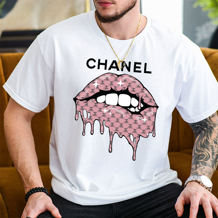Chanel-Mouth-Logo-Unisex-T-Shirt-TTB2621-2