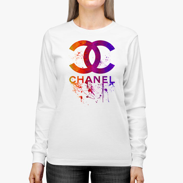Chanel-Original-Colorful-Logo-Unisex-Kid-Long-Sleeve-Tee-LTB2612-2