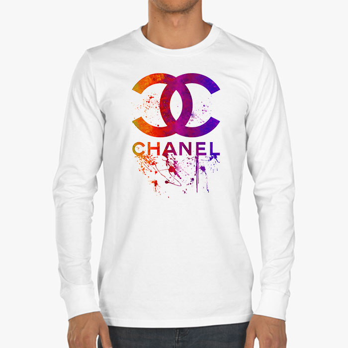 Chanel-Original-Colorful-Logo-Unisex-Kid-Long-Sleeve-Tee-LTB2612-3