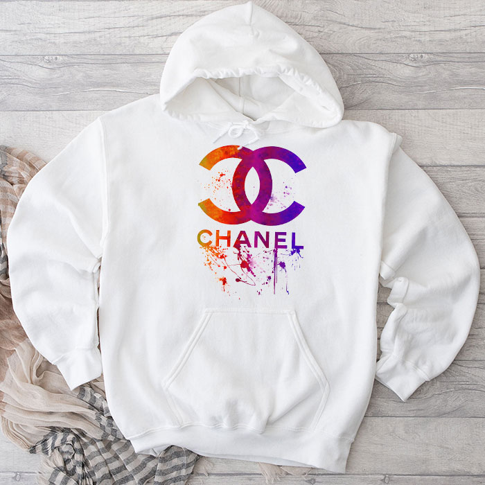 Chanel-Original-Colorful-Logo-Unisex-Pullover-Hoodie-HTB2612 Chanel Original Colorful Logo Unisex Pullover Hoodie HTB2612