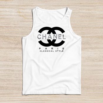 Chanel Paris Classical Style Gitter Logo Unisex Tank Top TTTB2617