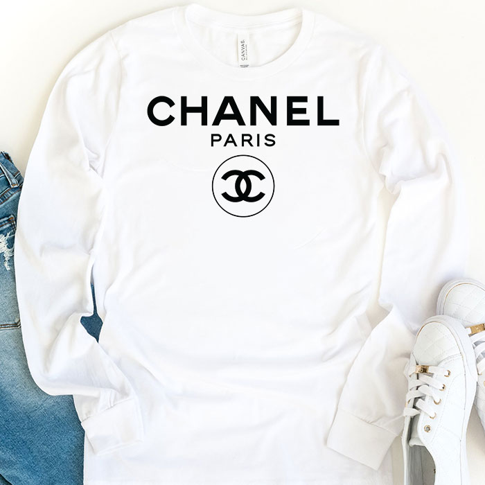 Chanel-Paris-Original-Logo-Unisex-Kid-Long-Sleeve-Tee-LTB2609-1