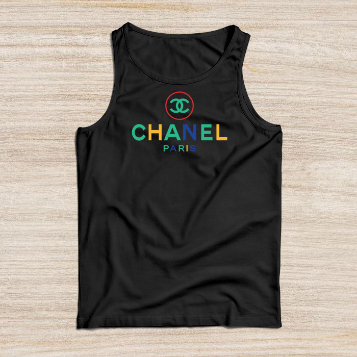 Chanel-Paris-Original-Logo-Unisex-Tank-Top-TTTB2913 Chanel Paris Original Logo Unisex Tank Top TTTB2913