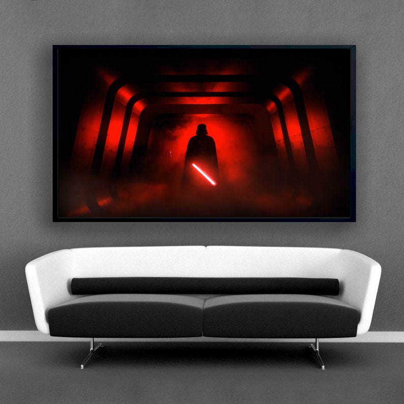 Darth-Vader-Star-Wars-Black-and-Red-Art-Darth-Vader-Effect-Canvas-Print-Wall-Art-Star-Wars-Darth-Vader-Poster-Hand-Made-1