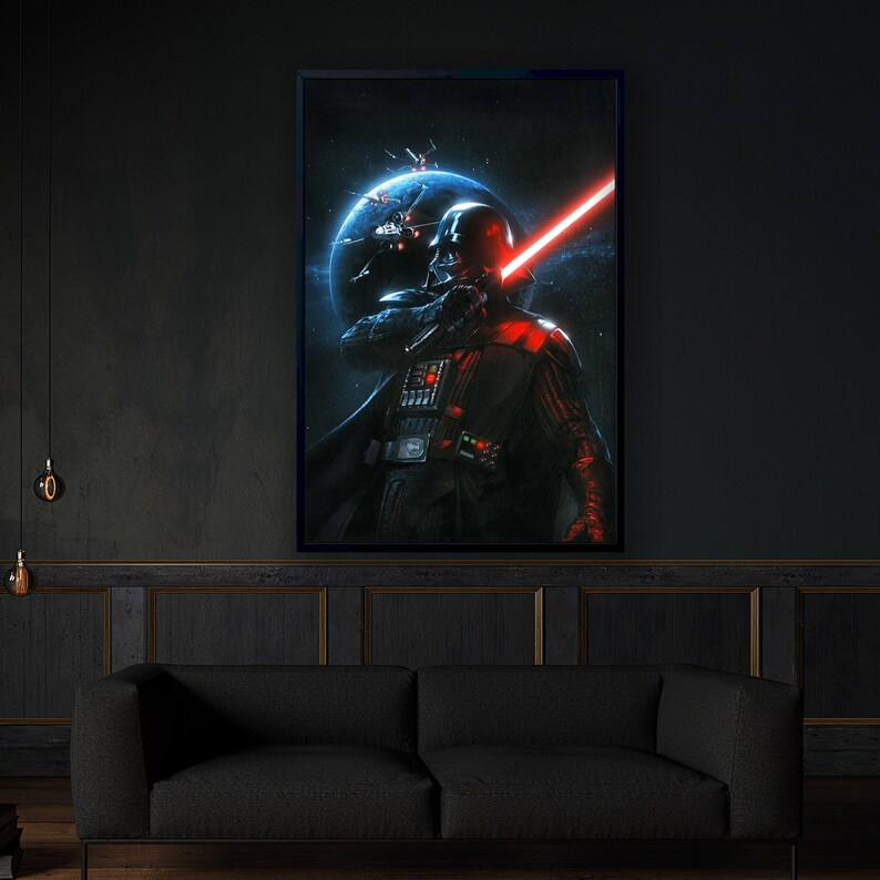 Darth-Vader-Star-Wars-Wall-Art-Darth-Vader-Canvas-Art-Star-Wars-Darth-Vader-Poster-3