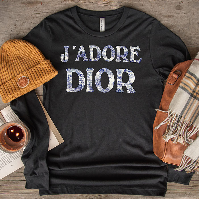 Dior-Logo-Luxury-Mickey-Pluto-Unisex-Kid-Long-Sleeve-Tee-LTB2520-1