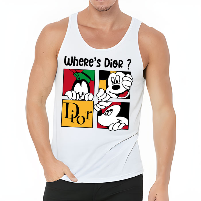 Dior-Logo-Luxury-Mickey-Pluto-Unisex-Tank-Top-TTTB2519-1