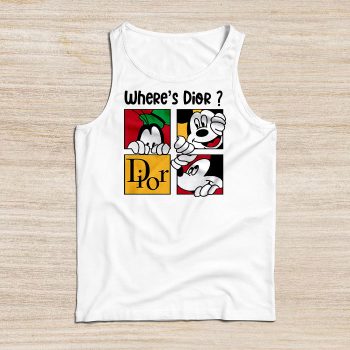 Dior Logo Luxury Mickey Pluto Unisex Tank Top TTTB2519