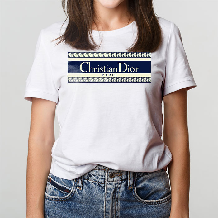 Dior-Logo-Luxury-Monogram-Pattern-Unisex-T-Shirt-TTB2509-1