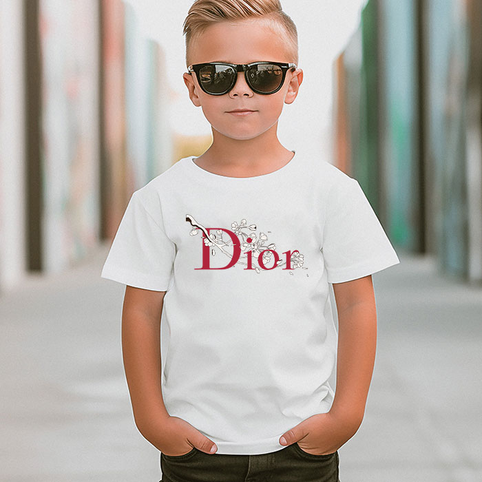 Dior-Logo-Luxury-Sakura-Flower-Unisex-T-Shirt-TTB2511-4