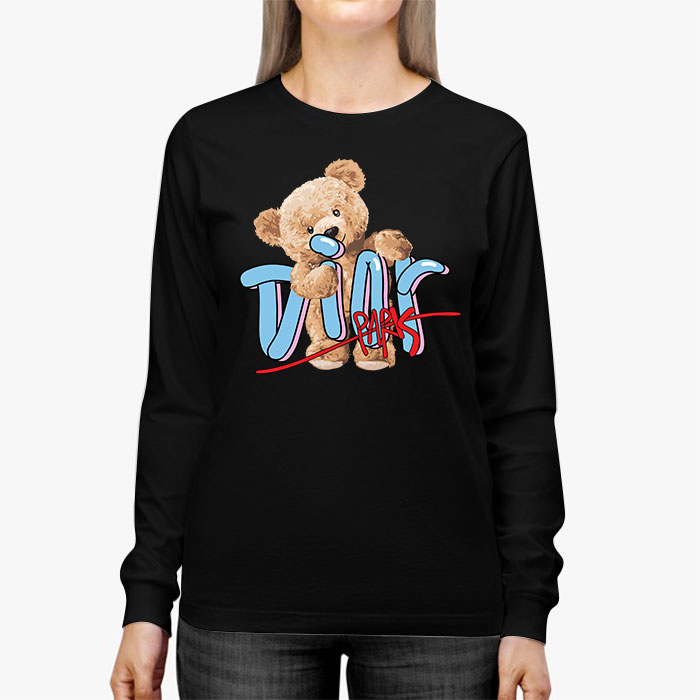 Dior-Logo-Luxury-Teddy-Bear-Unisex-Kid-Long-Sleeve-Tee-LTB2514-2