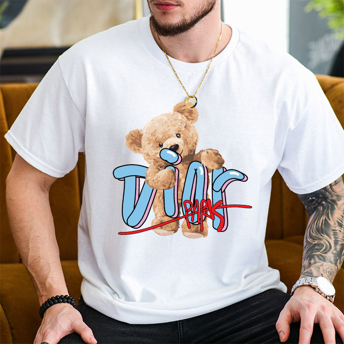Dior-Logo-Luxury-Teddy-Bear-Unisex-T-Shirt-TTB2514-2